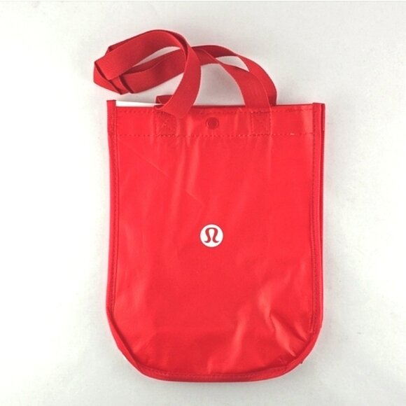 Lululemon 4 Carryall Totes 1 Red Large & 3 Small Red Black White - Picture 11 of 16